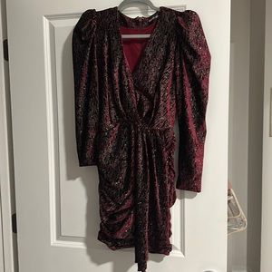 Lavish Alice sequin velvet mini dress